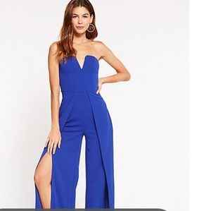 Blue jumpsuit worn 1 x